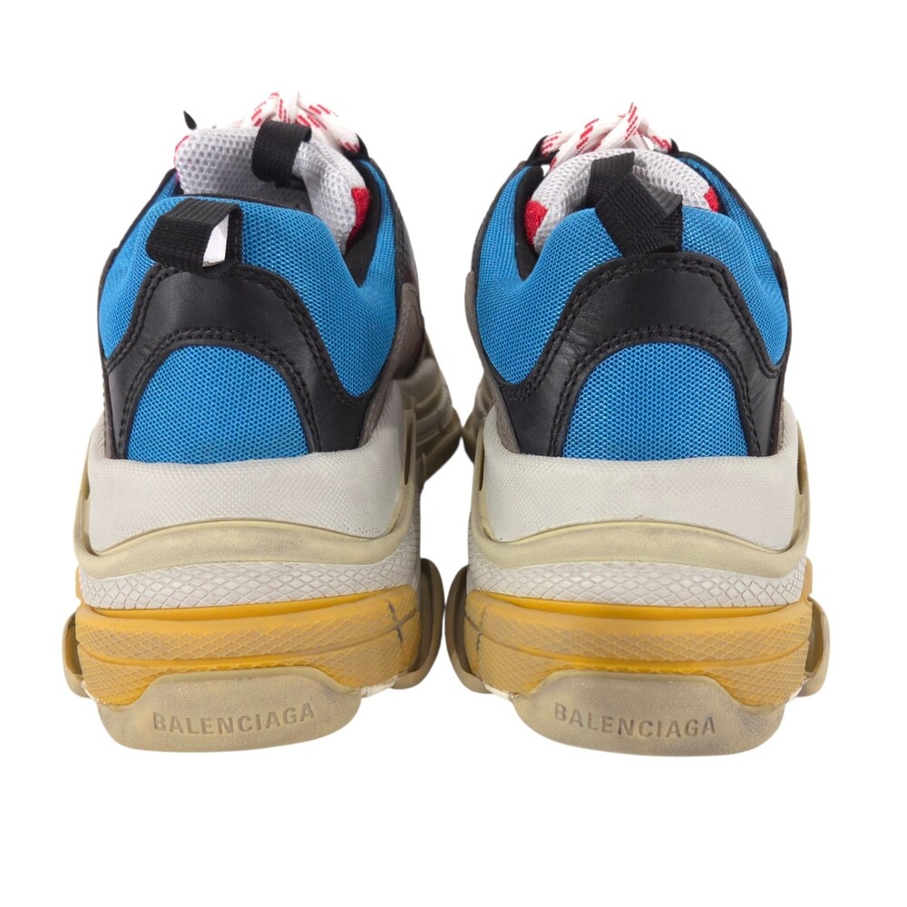 Balenciaga Triple S Sneakers US 8 EU 41 Mens Blue Red Gray $1100 - Picture 7 of 14